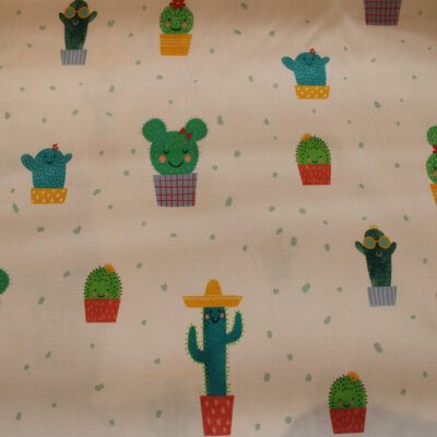Baumwolle Stoffe Nähen Zauberladen Hietzing Lillestoff Bio Organic Kaktus Cactus Cuties
