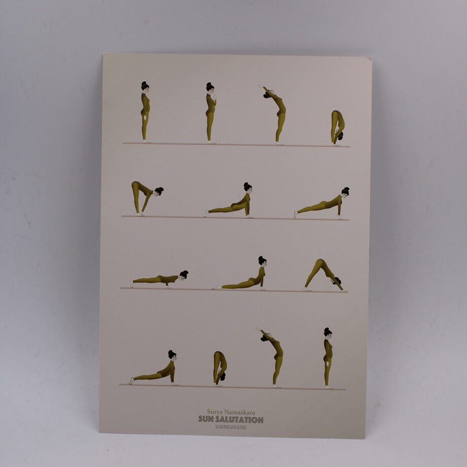 Papeterie Poster Wanddeko Vissevasse Accessoires Zauberladen Hietzing Sonnengruß Yoga