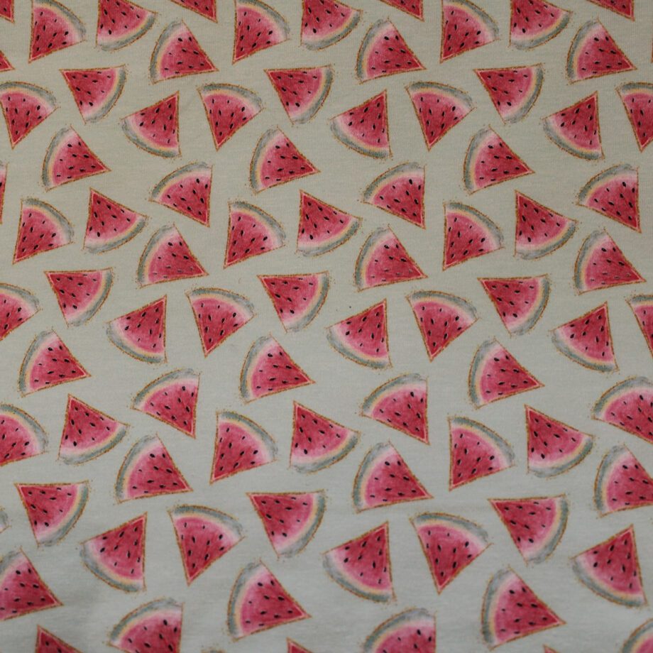 Melone Wassermelone Nähen Stoffe Hietzing Zauberladen Jersey