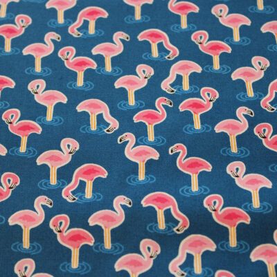 Flamingo Makower Baumwolle Stoffe Nähen Hietzing Zauberladen Patchwork