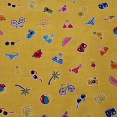 Makower Baumwolle Stoffe Nähen Hietzing Zauberladen Patchwork Sommer Summer