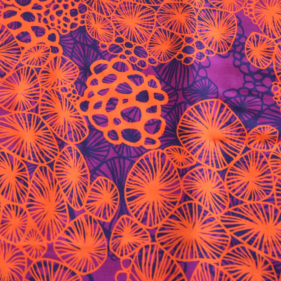 Stoffe Viskose Coral Cluster Thorsten Berger Swafing Nähen Zauberladen Hietzing