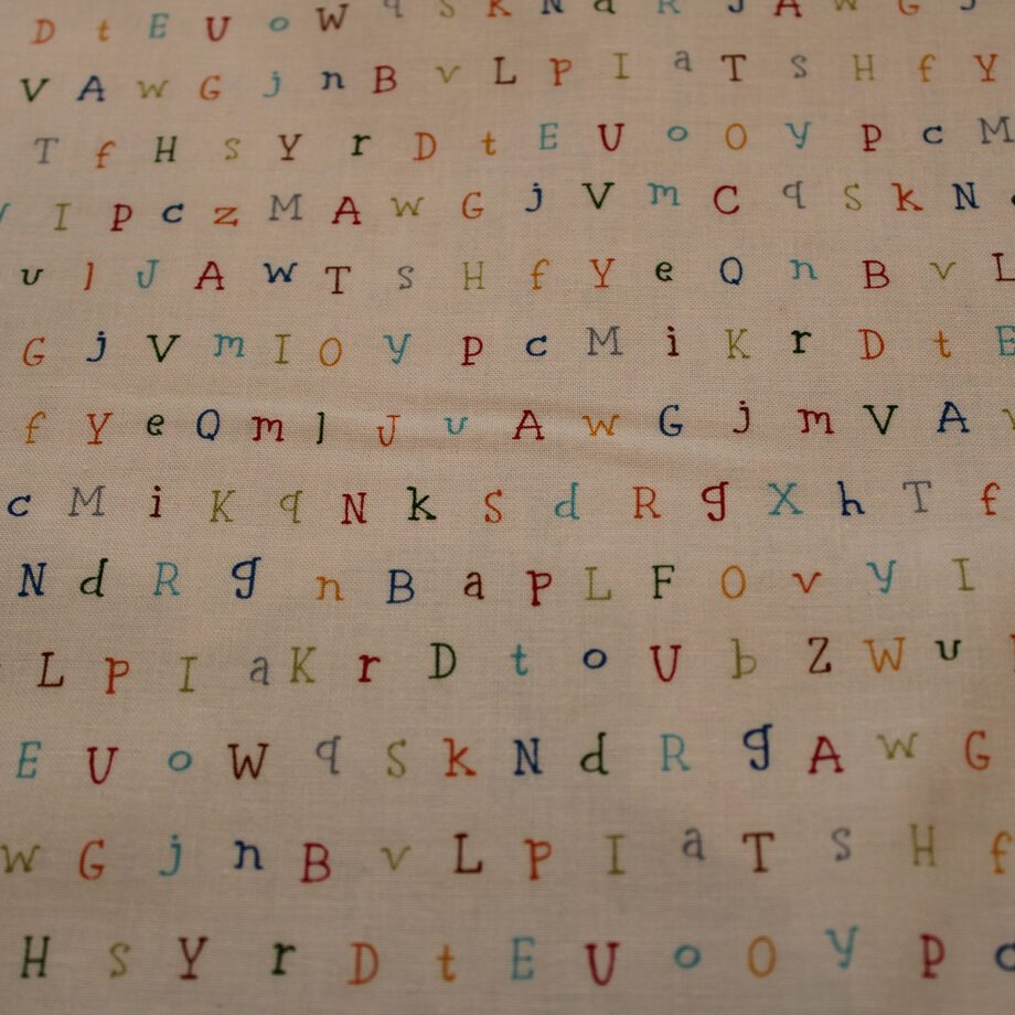 Makower Baumwolle Stoffe Nähen Hietzing Zauberladen Patchwork Buchstaben