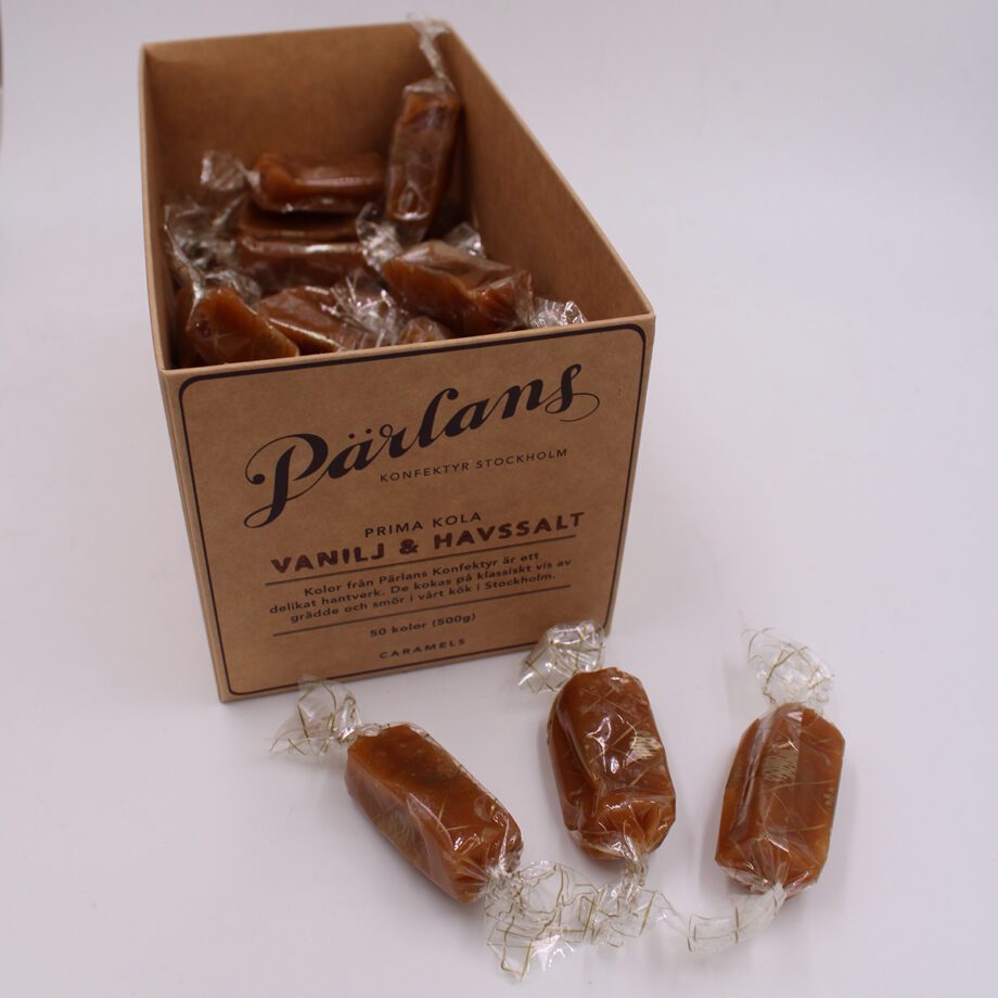 Karamellbonbons Vanille &amp; Meersalz von Pärlans - Zauberladen