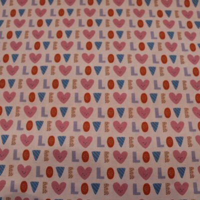 Nähen Stoffe Hietzing Zauberladen Baumwolle Patchwork Love