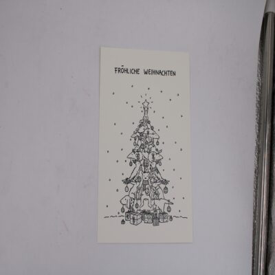Karte "Fröhliche Weihnachten"