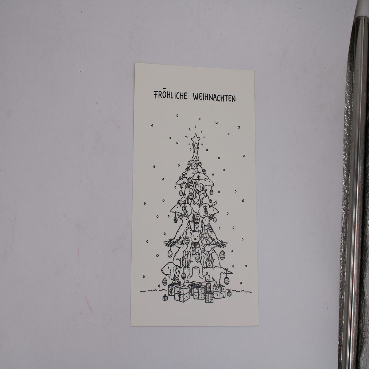 Karte "Fröhliche Weihnachten"