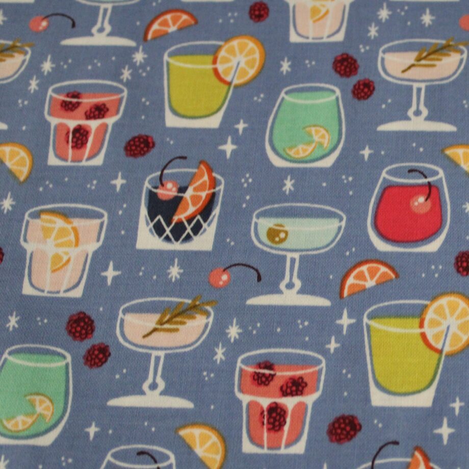 Nähen Stoffe Hietzing Zauberladen Baumwolle Patchwork Cocktail