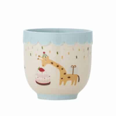 Minitasse "Celebrate", Blau Tiermotiv